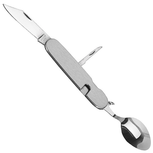 Taschenmesser RICHARTZ  Camping Messer,Gabel Löffel Trennbar 4 Funktionen 