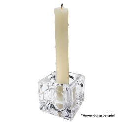 Teelichthalter / Kerzenhalter Glas ca.5x5x5cm