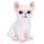 Katzen Deko Figur ca.14cm Weiß