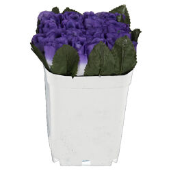 Rosen Kunstblumen im Kunststoff-Topf ca.12cm Lila