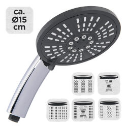 Duschkopf groß mit 5 Funktionen - Bath & Shower