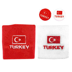 Türkei 2er Schweißband & 2er Button