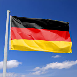 XL Deutschland Fahne mit Ösen ca.180x120cm