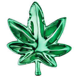 Aschenbecher " Leaf " Keramik Champ High Grün