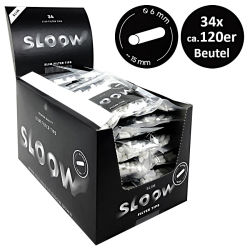 Sloow Black Filter Slim 34 x120er Beutel 6mm