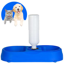 Haustier-Futterschüssel mit Wasserspender