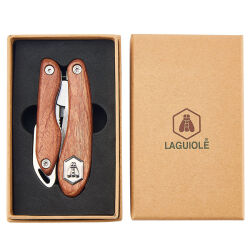 Laguiole Multitool " Rosewood " mit 8 Funktionen