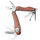 Laguiole Multitool " Rosewood " mit 8 Funktionen