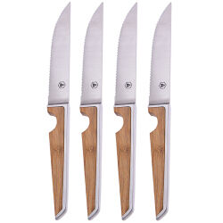 Laguiole Bamboo Steakmesser 4er Set