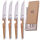 Laguiole Bamboo Steakmesser 4er Set