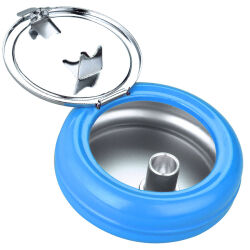 Taschen-Aschenbecher mit Glutkiller Champ Blau