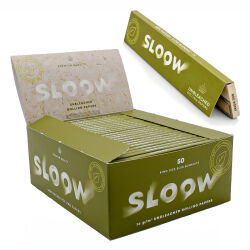 Sloow King Size Slim Papers ungebleicht – 50...