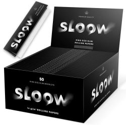 Sloow Black King Size 50er Box/ je 32 Blatt