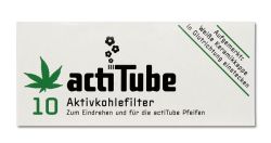actiTube Aktivkohlefilter Slim 8mm 10er Box