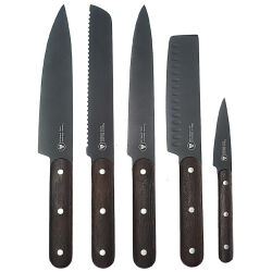 Laguiole 5er Küchenmesser Set " Black "