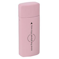 Taschen-Aschenbecher  " Rubber " Champ - Rosa