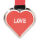 Schlüsselanhänger Herz Love