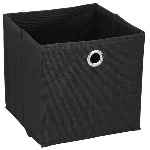Aufbewahrungsbox ca.20x20x20cm - Schwarz