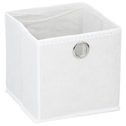 Aufbewahrungsbox ca.15x15x15cm - Weiß