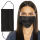 10 Stück Mund-Nasen-Maske 3-lagig Schwarz