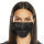 10 Stück Mund-Nasen-Maske 3-lagig Schwarz