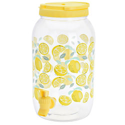Getränkespender ca. 3,7L. Kunststoff - Gelb (Zitrone)