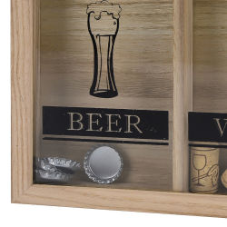 Flaschenverschluss Sammelbox " Beer & Wine "