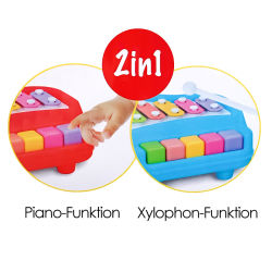 Xylophon & Piano 2in1 Spielzeug