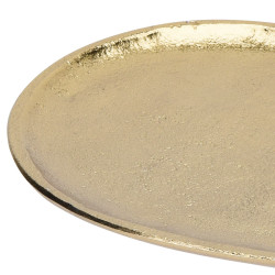 Deko-Schale Oval gold-farbig ca.16,5cm