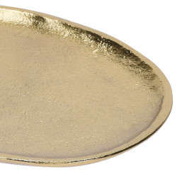 Deko-Schale Oval gold-farbig ca.16,5cm