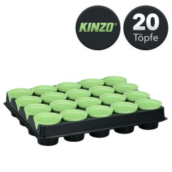 Anzuchtschale mit 20 Töpfen von KINZO