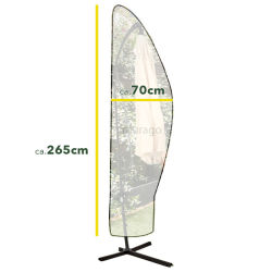 Ampelschirm-Abdeckung KINZO ca.265x70cm