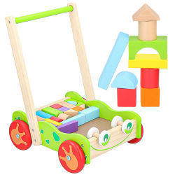 Baby Lauflernwagen & 20 Bauklötze Wooden toys