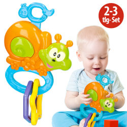 Baby Greifling / Rassel Spielzeug-Set (Modell: Zufall)