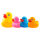 Badeenten Familie 4er Set Eddy Toys