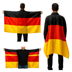 Deutschland Umhangfahne ca. 150 x 90cm