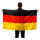Deutschland Umhangfahne ca. 150 x 90cm