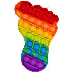 Fidget Popper Regenbogen - Fuß