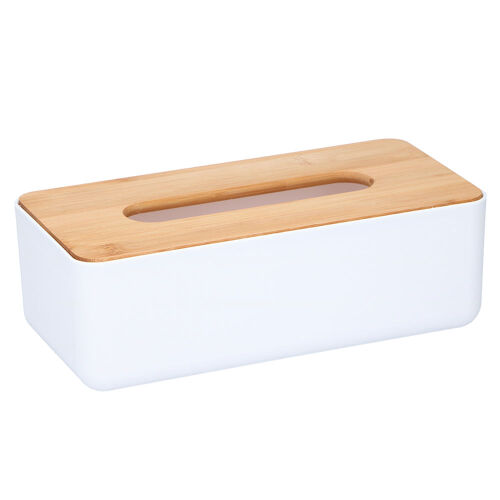 Kosmetiktuchbox mit Bambusdeckel Alpina