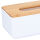 Kosmetiktuchbox mit Bambusdeckel Alpina