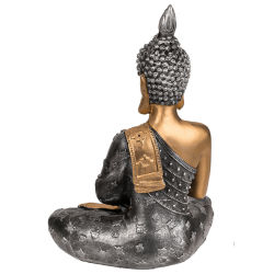 Buddha Deko Figur sitzend ca. 18,5cm