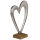 Herz Deko Figur auf Holzsockel ca.23cm