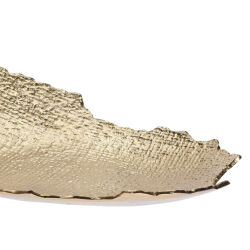 Deko-Schale gold-farbig ca.35x21cm