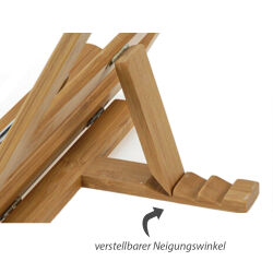 Kochbuchständer Bambus
