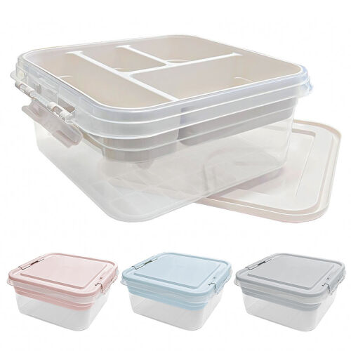 Organizer Aufbewahrungsbox mit Deckel ca. 26x25x11,5cm