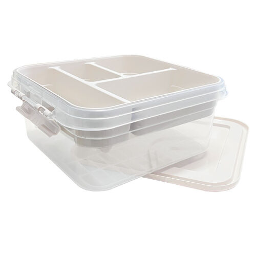 Organizer Aufbewahrungsbox mit Deckel - Beige