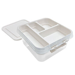 Organizer Aufbewahrungsbox mit Deckel - Beige