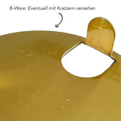 B-Ware: Glasuntersetzer Set Edelstahl 7-tlg - Gold-farbig