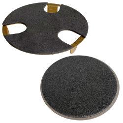 B-Ware: Glasuntersetzer Set Edelstahl 7-tlg - Gold-farbig