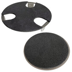 B-Ware: Glasuntersetzer Set Edelstahl 7-tlg - Silber-farbig
